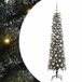 vidaXL Kunstkerstboom met 300 LED Groen 180 cm PVC en Plastic en Staal