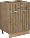 Vicco R-Line Keukenonderkast – 60 cm met lade, zonder werkblad Artisanaal eiken