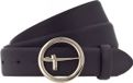 Tamaris Leren Riem Classic Belt W95 Black Zwart