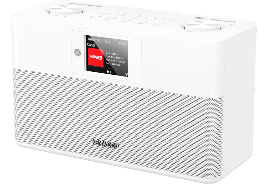 Kenwood CR-ST100S-W Internet Radio - DAB+ - FM - Bluetooth - Wit