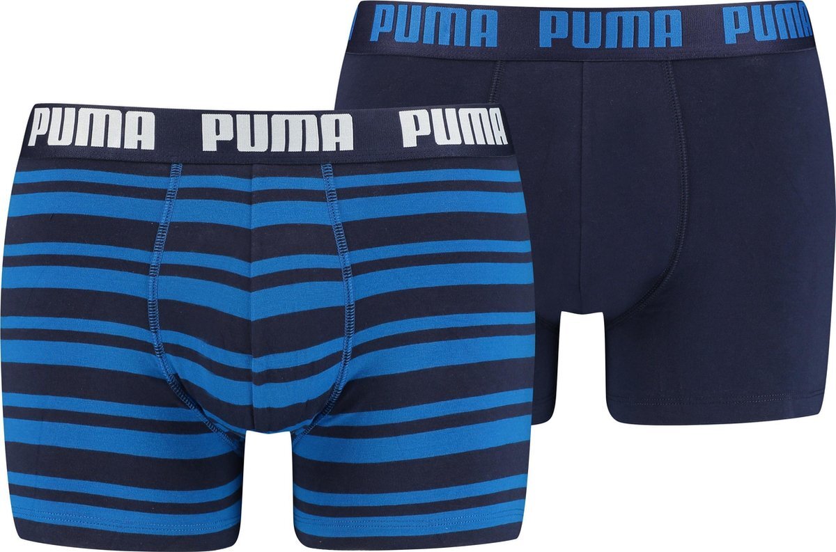 PUMA heren boxershorts 2-pack - Blauw - Maat M