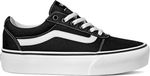 Vans WM Ward Platform (Canvas) Black/White - Maat 36