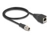 DeLOCK 60623 Netzwerkkabel Schwarz 0,5 m Cat5e S/FTP (S-STP) Rund