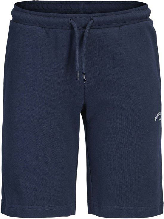 JACK&JONES JPSTGORDON COLLEGE SWEAT SHORTS MID JNR Jongens Bermuda shorts Navy Blazer Maat 152