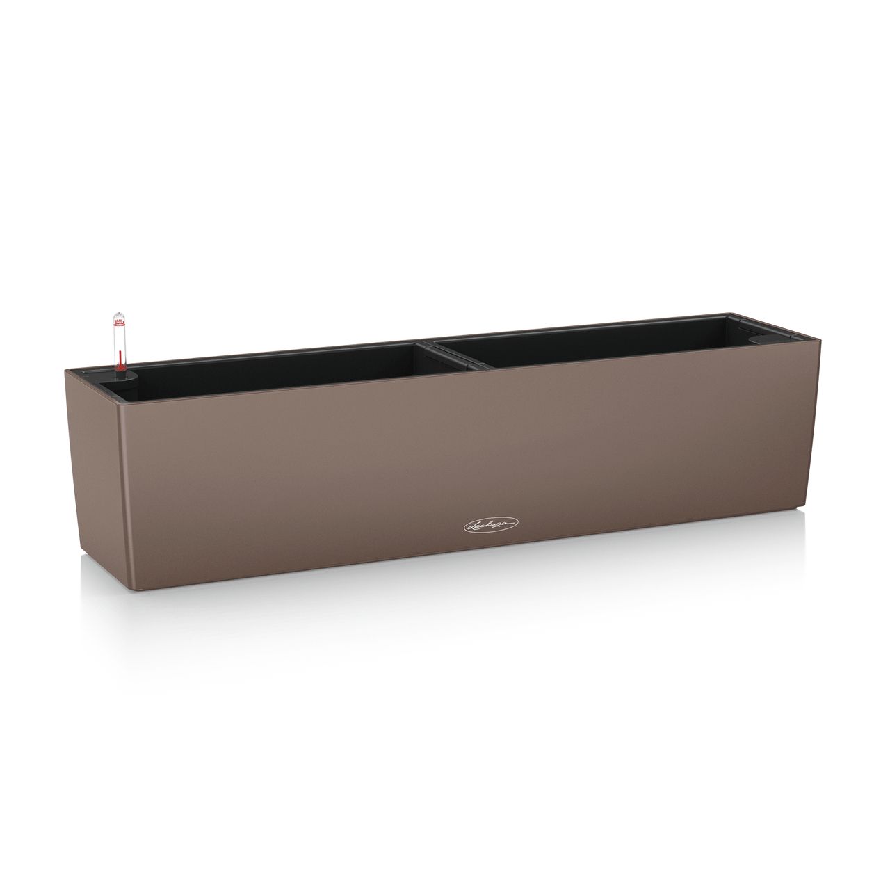 LECHUZA Balconera Color 80 - Box Planter - Brown - Polypropylene (PP) - Indoor/Outdoor