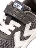 Hummel Actus Recycled Infant kindersneakers, lage sneakers, klittenband, veters, grijs, maat 19