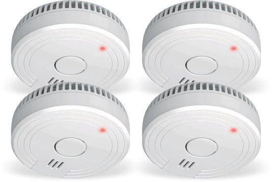 ELRO FS1801 Rookmelder - 4 stuks - 10 Jaar Sensor - EN14604