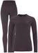 Craft Thermal Baselayer Set W Dames Thermoset - Dk Plum