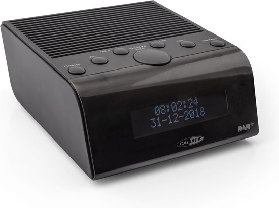 Caliber HCG011DAB - Wekkerradio met FM radio en DAB+ - Zwart