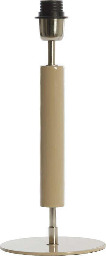 Light & Living Tafellamp Kulai 49cm - Beige/Nikkel