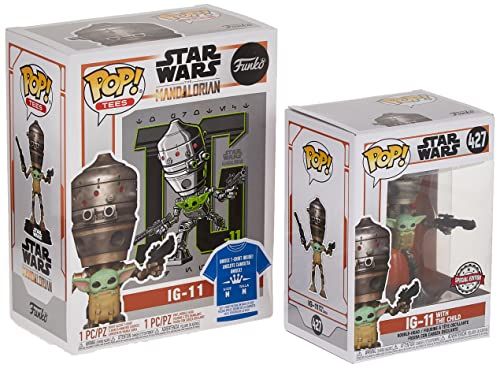 Funko - Set Pop & Tee Star Wars IG-11 met The Child Exclusive M - 135422