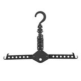 Easy_Buying Kleerhangers opvouwbare set reizen outdoor camping draagbare vouwen ruimtebesparende kunststof kleerhangers, 4 stuks