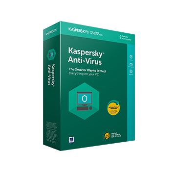 Kaspersky Anti-Virus 2018 - Antivirus Security - Full - German - Box