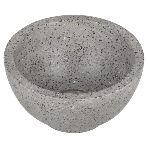 Differnz River waskom 23x12cm terrazzo grijs/grof 36.102.25