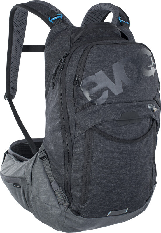 EVOC Trail Pro 16 Protector Backpack, black/carbon grey