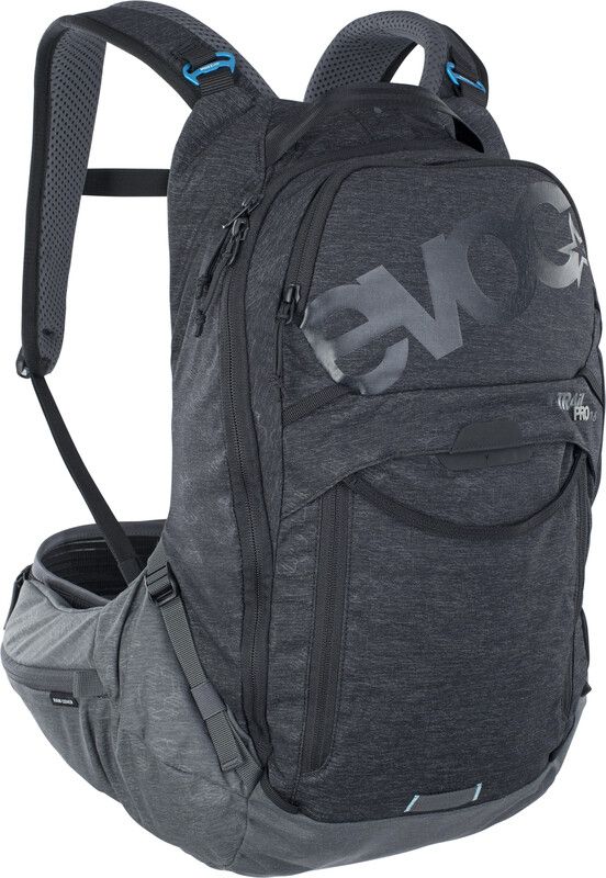 EVOC Trail Pro 16 Protector Backpack - black/carbon grey