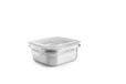 IBILI Keepklin Lunchbox carrée, 800 ml, acier inoxydable, compatible micro-ondes, couvercle hermétique