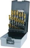 Ruko 2501215TRO HSS-G Spiraalboorset 25-delig 1 mm, 1.5 mm, 2 mm, 2.5 mm, 3 mm, 3.5 mm, 4 mm, 4.5 mm, 5 mm, 5.5 mm, 6 mm