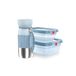 Emsa beYou oneClick, office set big, 100% lekvrij, oneClick vershouddoos 0,5 l en 1,2 l, beYou cup mug 0,36 l, blue, N2195450