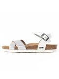 Bayton Sandale argent / blanc