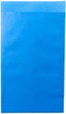 Merkloos Cadeauzakje Effen Azuur Blauw – 7×13 cm – 50 st – 70 g/m² Gestreept