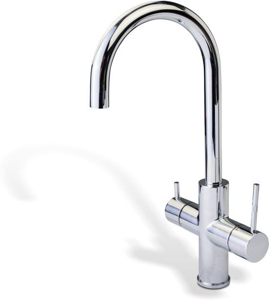 Unito ACE 3 in 1 Kokend Water Kraan - Chroom - C-uitloop - Incl. Boiler