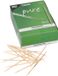 PAPSTAR 30x 1000 Tandenstokers hout pure rond 8 cm