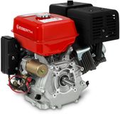 EBERTH 15 PS 11,03 kW benzinemotor met asdiameter 25,4 mm, elektrische start, 17 Ah 12 V-accu, stationaire motor, kartmotor, aandrijfmotor met olie-tekortbeveiliging, 4-takt, 1-cilinder benzinemotor, 420 ccm, luchtgekoeld