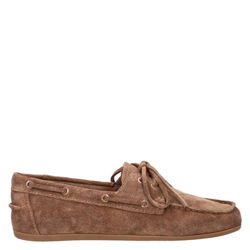 Nelson suède bootschoenen taupe