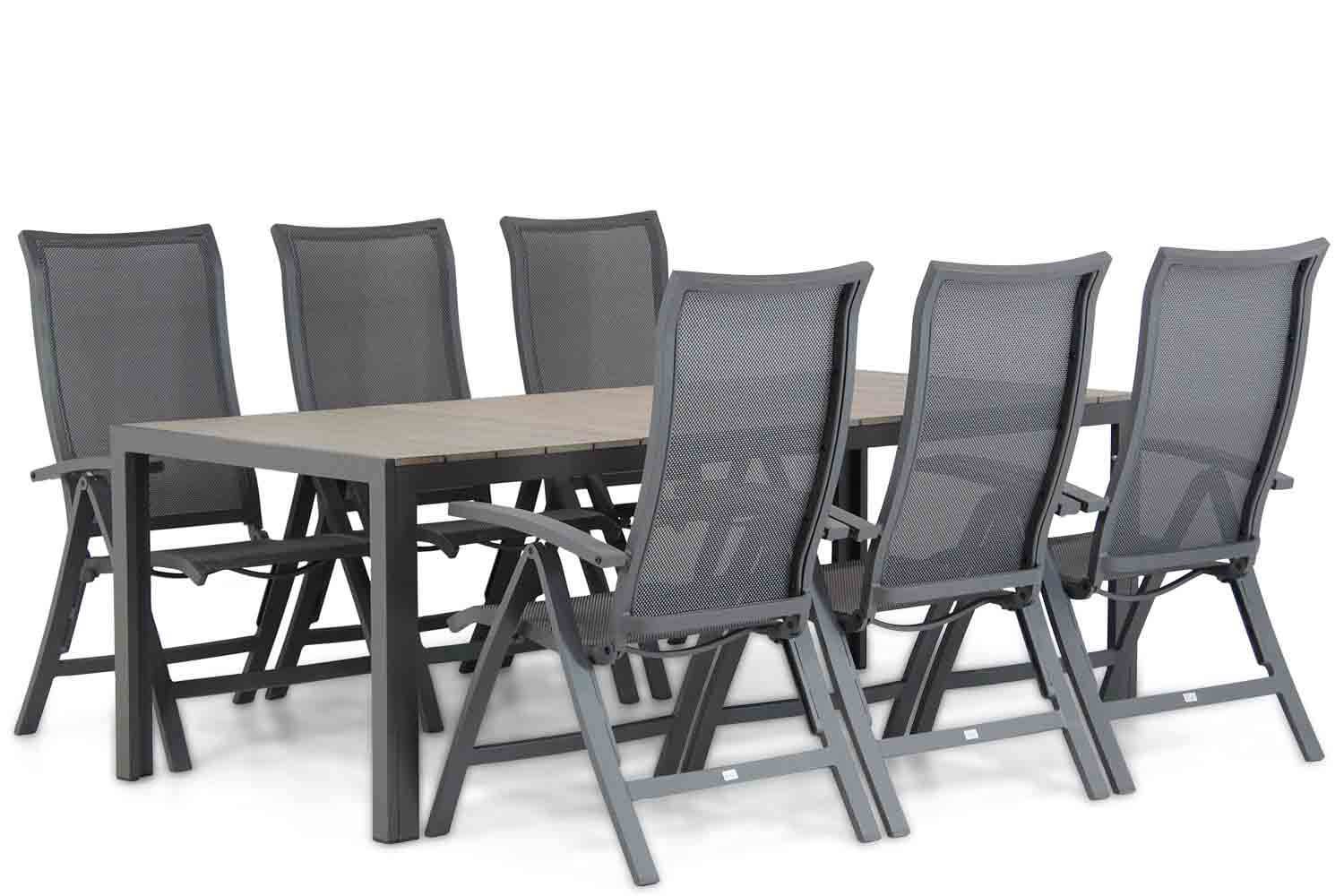 Presto Lucardo/Young 217 cm dining tuinset 7-delig