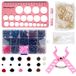 Set d'yeux de sécurité avec outils, 752 pièces, pour Amigurumi