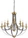 Searchlight Belfry - lustre - Ø 78 x 200 cm - bronze et brun