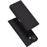 Techsuit Hoesje geschikt voor Oppo A40 4G/A40m/A60 5G - Magskin Book Wallet Case - Zwart