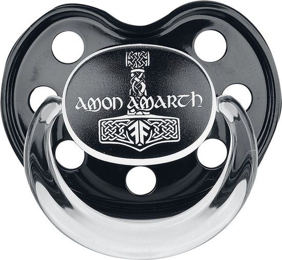 Amon Amarth Metal Kids - Thors Hammer Unisex Speen - Zwart