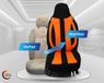 Bremer Sitzbezüge Autostoelhoezen voor Ford EcoSport BJ vanaf 2012 – Stoelhoezen voor bestuurder en passagier in Zwart/Oranje