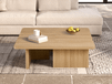 Roleno Table basse 120 cm chêne naturel