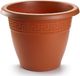 Forte Plastics Pot de fleurs rond terre cuite diamètre 35 cm - Pot de fleurs en plastique