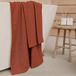 PETTI Artigiani Italiani - Badhanddoeken van 100% katoenen badstof, handdoekenset 2 + 2, 4 stuks, 2 gezichtsdoeken en 2 handdoeken, handdoeken terra cotta