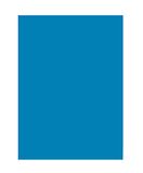 Folia 6334 - papier de couleur bleu moyen, DIN A3, 130 g/m², 50 feuilles