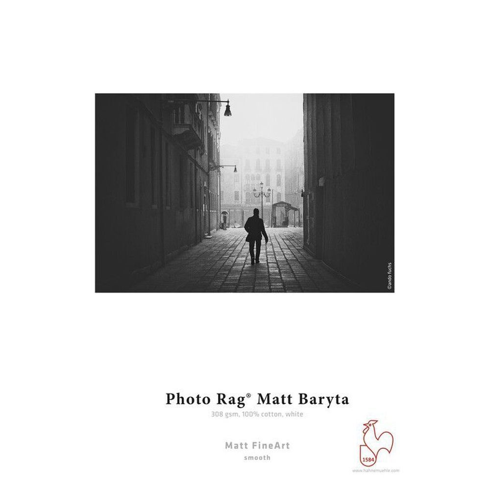 Hahnemuhle Hahnemühle Photo Rag Matt Baryta 308g 24" rol 12m