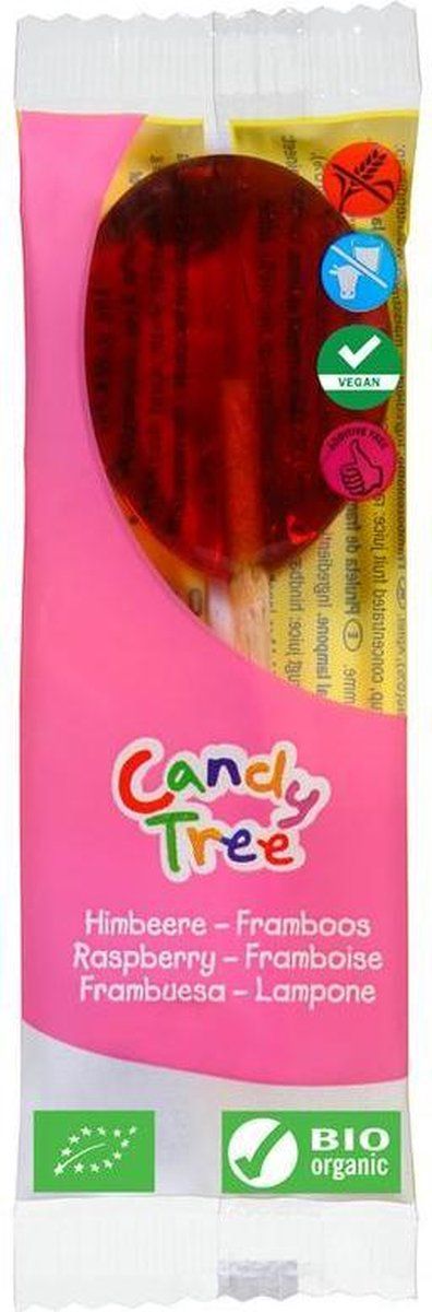 Candy Tree RASPBERRY LIPLES GLUTENVRIJ BIO 13 g - 8711542002347