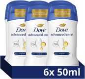 Dove - Anti-Transpirant Deodorant Stick - Advanced Care Original - 6 x 50 ml