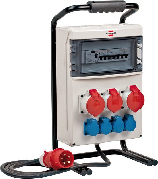 Brennenstuhl 1154900011 Mobiele stroomverdeler BSV 4 IP44 2m H07RN-F5G4,0 2x32A + 1x16A