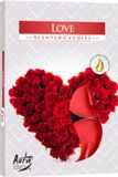 Bispol Geurtheelichten 'Love' – Set van 6 Stuks