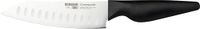 Rockingham Forge Greenworks 14 cm Santoku-mes, zwart