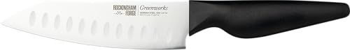 Rockingham Forge Greenworks 14 cm Santoku-mes, zwart