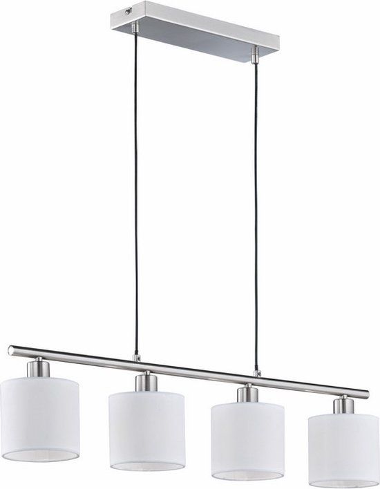 Hanglamp Reality Tommy - Nikkel - 4-lichts - E14