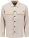No Excess Overshirt met knopen in bouclestof