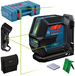 Bosch GLL 2-15 G Professional Lijnlaser - Groen - 15m - Incl. Batterijen & Statief