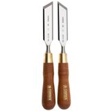 Narex Wood Line Plus Skew Chisel Set 851676, schuine beitelset 26 mm 30°, 2-delig